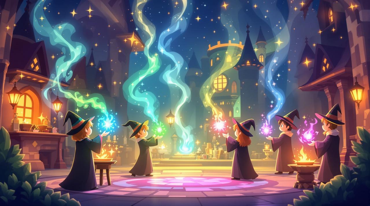 红果漫看作品 - 《魔法学院日常》
